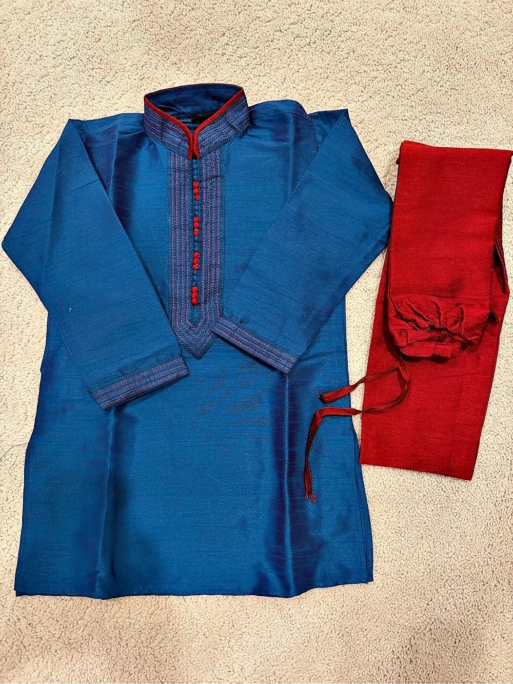 Boys Blue Kurta pajama set